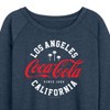 Women's - Coca-Cola - Since 1886 Lightweight French Terry Wide Neck Long Sleeve Shirt - 2 of 4