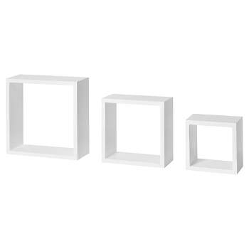 Dolle Floating Shelf Set of Box Frames - White