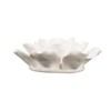 Cesicia 5.1x2.2" Handmade Cream Ceramic Flower Wall Decor Accent, 2 Piece - 3 of 4