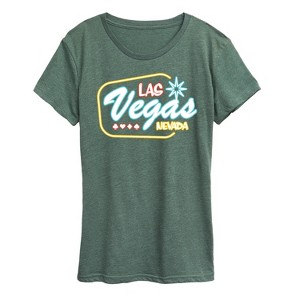 Women's - Instant Message - Las Vegas -Women's Short Sleeve Graphic T-Shirt Short Sleeve Graphic T-Shirt - 1 of 4