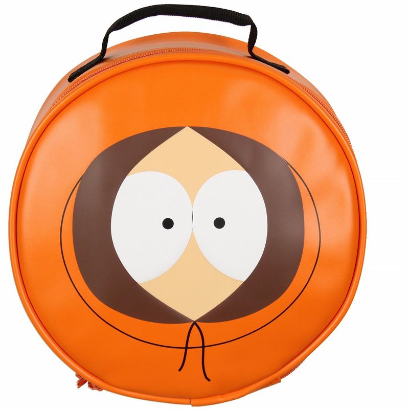 South Park Kenny McCormick Character Head Shaped Insulated Lunch Box Bag Tote Orange, 4 of 6
