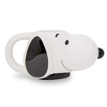 Silver Buffalo Peanuts Snoopy 3D Sculpted Ceramic Mug | Holds 20 Ounces