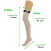 3 Pairs Over-the-Knee Thigh-High Socks for Women – Warm Boot Stockings, Soft & Stretchy Knit, US Size 5-10 - 4 of 4