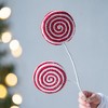 NAYSAYE Party Decoration and Accessories Iced Lollipop Spray Hanging Ornament Set for Holiday Celebration Christmas, Multicolor, 19"*7"*1" - 2 of 4