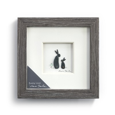 DEMDACO Bunny Love Wall Art - Gray