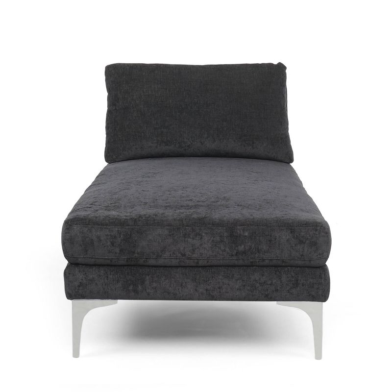 Beamon Contemporary Fabric Chaise Lounge - Christopher Knight Home, 5 of 11