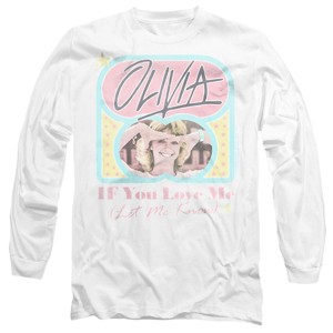 Men’s Olivia Newtonjohn If You Love Me Long Sleeve T-Shirt - 1 of 4