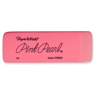 Paper Mate 3pk Pencil Erasers Pink Pearl