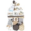 Hudson Baby Unisex Caps, Mittens and Socks Set, Safari, 0-6 Months - 2 of 4