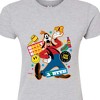 Women's - Disney - Goofy Sticker Look Fitted Graphic T-Shirt - 2 of 3