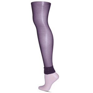 Memoi Layered Ruffles Sheer Footless Tights - 1 of 3
