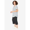 Woman Within Plus Size Two-Piece V-Neck Tunic & Capri Set - 4 of 4
