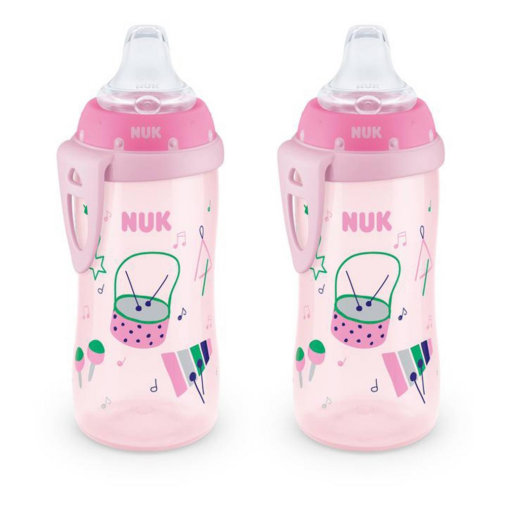Photos - Baby Bottle / Sippy Cup NUK Active Cup - Pink - 10oz/2pk 