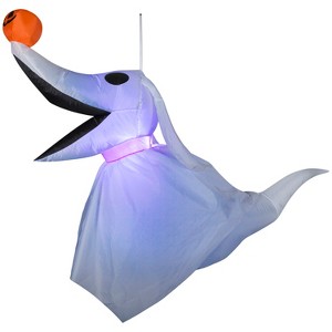 Gemmy Hanging Halloween Inflatable Zero with Blinking Lights, 3 ft Tall, Multi - 1 of 4