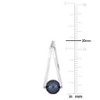 EVERLY JEWELRY | 8-8.5mm Cultured Freshwater Pearl Hoop Earrings in Sterling Silver – Multiple Pearl color Options. - 2 of 4