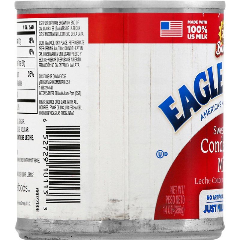 Borden Eagle Brand Sweetened Condensed Milk - 14 fl oz, 3 of 7