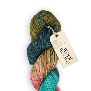 Woolweave Superwash Merino Wool Yarn – 100g DK Weight, 240 Yards – Hand Dyed Variegated Yarn for Knitting & Crochet - 1 of 4