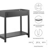 Modway Altura 36" Bathroom Vanity – Mid-Century Modern Sink Cabinet with Wood Grain Finish and Storage Drawers (Sink Not Included) - 2 of 4