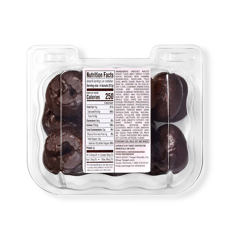 Chocolate Mini Donuts - 11oz - Favorite Day&#8482;, 4 of 5