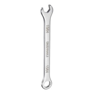 Unique Bargains 30Cr13 Stainless Steel Offset 12-Point Box End and 15° Angled Open End Combination Wrench - 1 of 4
