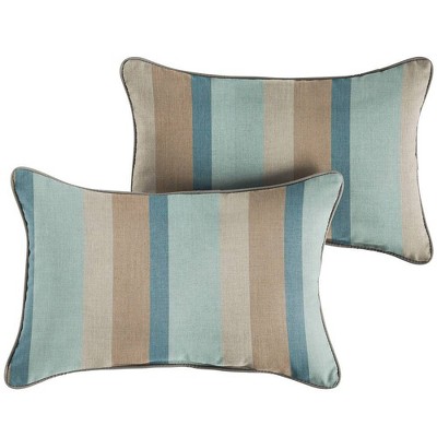 Sunbrella 2pk Canvas Outdoor Throw Pillows Navy : Target