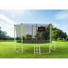 8ft Metal Trampoline Green Outdoor Trampoline Durable High-Quality Safety Net for Kids - 2 of 4