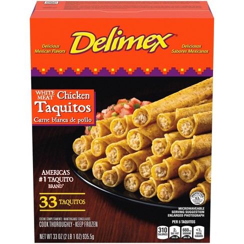 Delimex Chicken Frozen Taquitos - 33oz/33ct - image 1 of 4