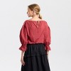 Women's Puff Long Sleeve Blouse - Universal Thread™ - 2 of 3