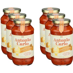 Antonio Carlo Roasted Garlic Marinara Sauce - Case of 6 - 24 OZ - 1 of 4