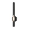 Livex Lighting Acra 1 - Light Wall Light in  Shiny Black - 3 of 4