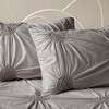 6Pcs Reversible Daybed Cover Set Tufted Puckered Diamond Design Quilted Yarn-Dye Polyester Cotton - 4 of 4