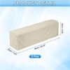 Unique Bargains Twill Stretch Soft Jacquard Non Slip Sofa Armrest Covers - 2 of 4