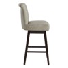Spruce&Spring Upholstered 26-inch Counter Height Swivel Barstool - 3 of 4
