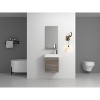 NicBex 18" Floating Bathroom Vanity with Resin Sink&Door Cabinet,Chic Wall Mounted Vanity Combo,No Faucet Included - 2 of 4