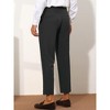 Lars Amadeus Men's Slim Fit Pleated Front Solid Business Dress Pants - 3 of 4