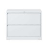 NicBex 3 Drawer Mobile File Cabinet with Lock Metal Filing Cabinets Under Desk Storage for Home Office Organizer - 2 of 4