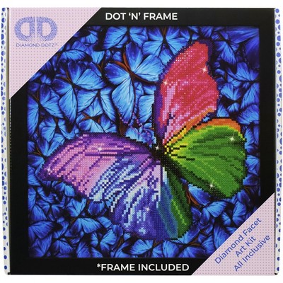 Diamond Dotz Diamond Embroidery Facet Art Kit 12"X12"-Flutter By Pink
