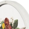 Creative Products Highland Floral Crown 20 x 20 Round White Framed Print - 3 of 4