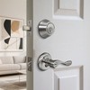 ZACHVO Zinc Alloy Door Lever with Ergonomic Grip, Chamfered Edges, Easy Installation- 1 Pack - 2 of 4
