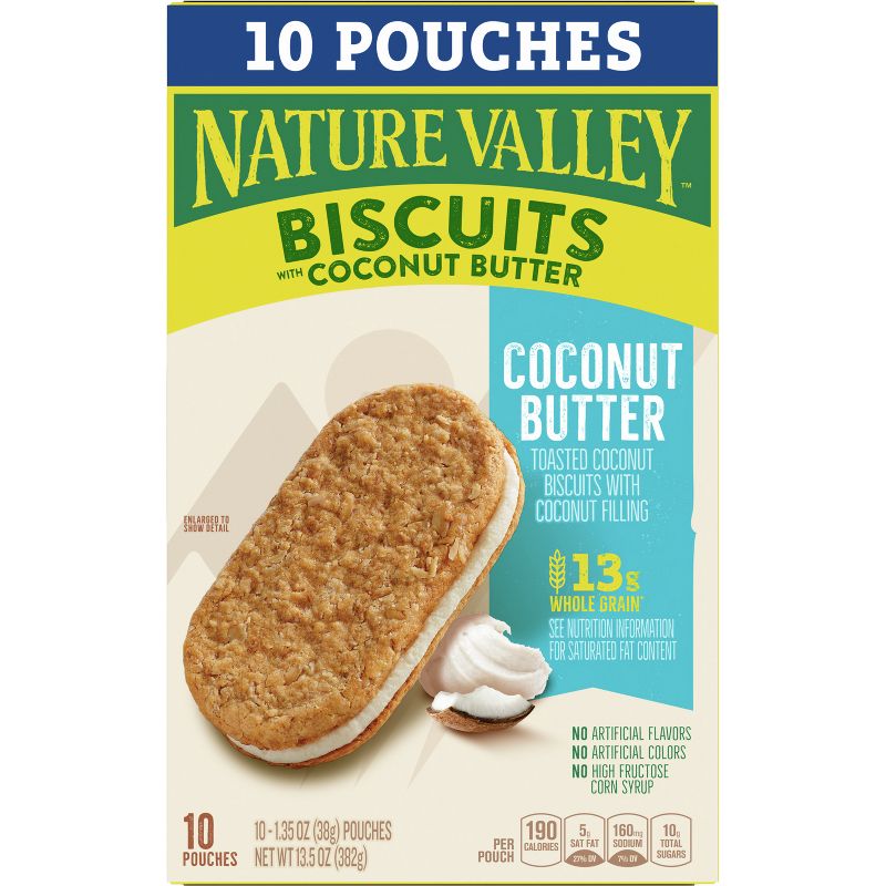 Nature Valley Coconut Butter Biscuits - 10ct/13.5oz, 4 of 7