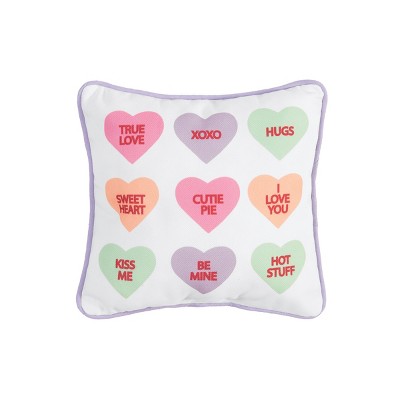 C&F Home 10" x 10" Valentines Printed Throw Pillow