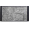 Vynxaria Modern Coffee Table Curved Edge, Sturdy Metal Frame, Space-Saving KD Structure, Concrete Gray & Black Finish - 3 of 4