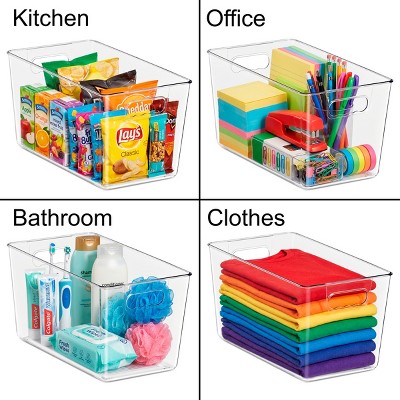 Sorbus 8 Pack X-Large Clear Storage Containers for Pantry, Fridge, Cabinet, Closet & Kitchen Organization — фото 3