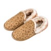 Jessica Simpson Women's Leopard Embossed Slip-On Plush Slipper - 2 of 4