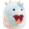 Squishmallows 10" Caedia The Blue Cow W Heart Plush - Officially Licensed 2024 Kellytoy - Collectible Soft & Squishy Cow Stuffed Animal- Gift for Kids - 3 of 3