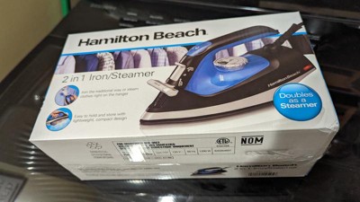 Hamilton Beach 2 In 1 Iron/steamer : Target