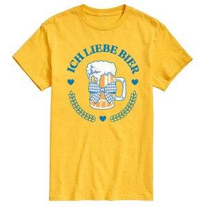 Men's - Instant Message - Ich Liebe Bier Oktoberfest Short Sleeve Graphic T-Shirt - 1 of 4