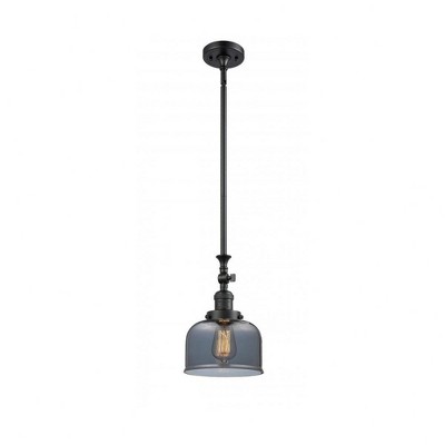 Bell - 1 Light Stem Hung Tiltable Mini Pendant In Industrial Style-14 Inches Tall and 8 Inches Wide