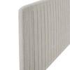 Modway Milenna Headboard – Channel Tufted Fabric King/California King Upholstered Headboard in Gray - 4 of 4