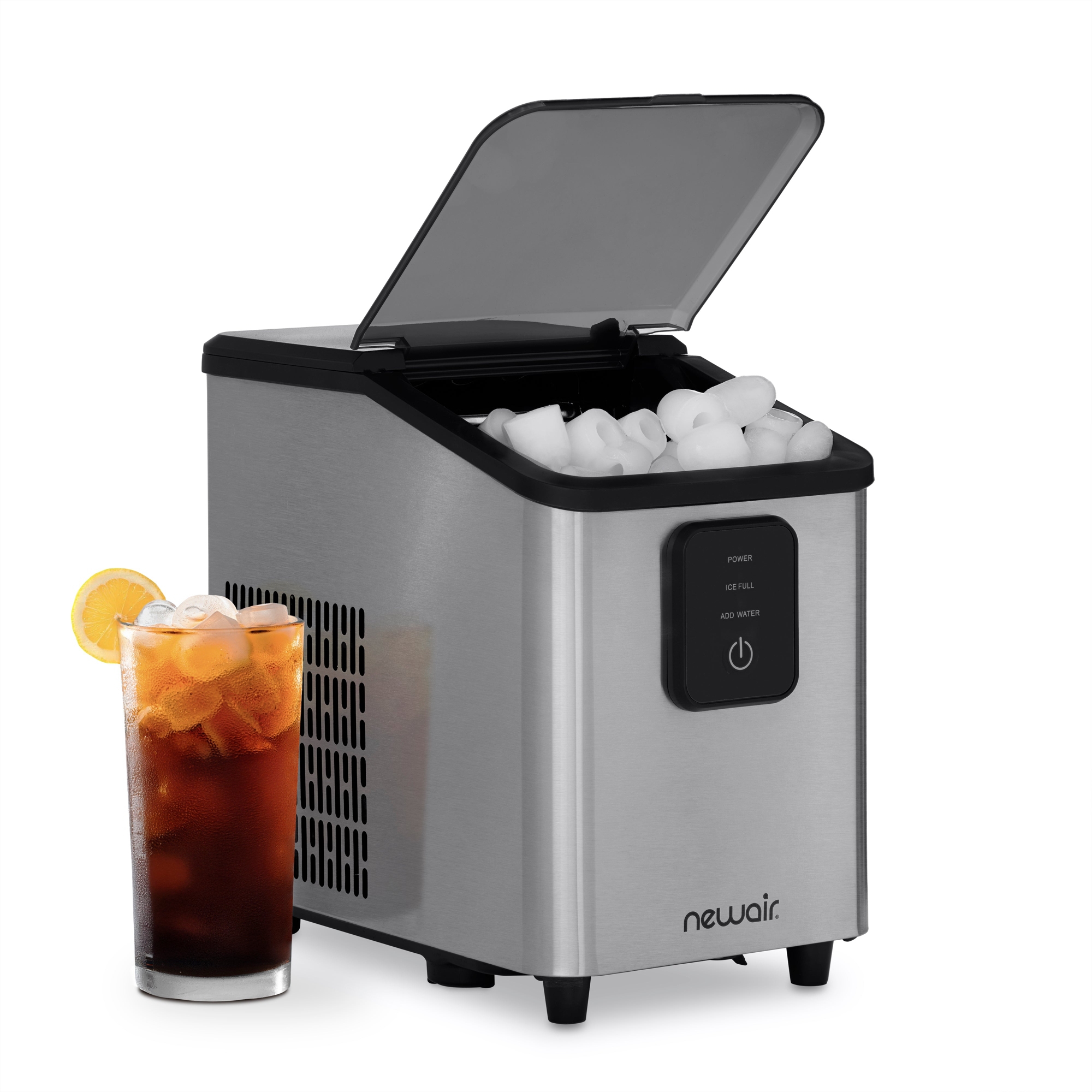 Newair® Mini Countertop Bullet Ice Maker in Stainless Steel, 26lbs/Day